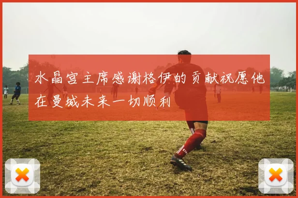 水晶宫主席感谢格伊的贡献祝愿他在曼城未来一切顺利